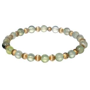 LUCY | Stretchy Anti-Tarnish 14K Gold Filled & GEMS Bracelet