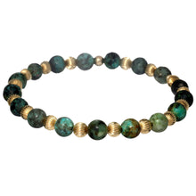 LUCY | Stretchy Anti-Tarnish 14K Gold Filled & GEMS Bracelet