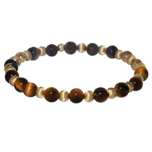 LUCY | Stretchy Anti-Tarnish 14K Gold Filled & GEMS Bracelet