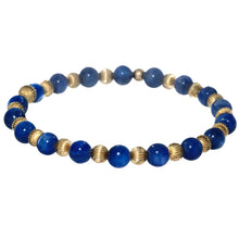 LUCY | Stretchy Anti-Tarnish 14K Gold Filled & GEMS Bracelet