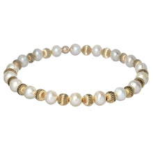 LUCY | Stretchy Anti-Tarnish 14K Gold Filled & GEMS Bracelet