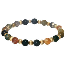LUCY | Stretchy Anti-Tarnish 14K Gold Filled & GEMS Bracelet