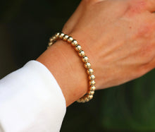 6MM Classic | Stretchy Anti-Tarnish Gold Filled Stackable Bracelet