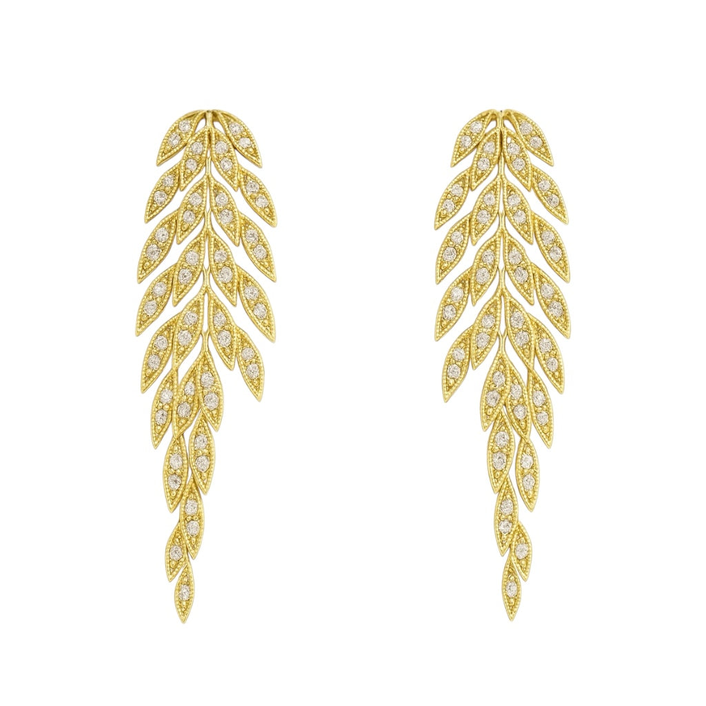 Angel | Pave Chandelier Earrings
