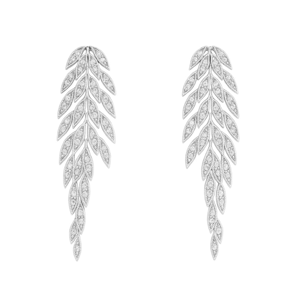 Angel | Pave Chandelier Earrings