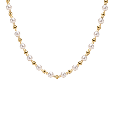 Ashlyn | Gold Filled Beaded Necklace with Pearls