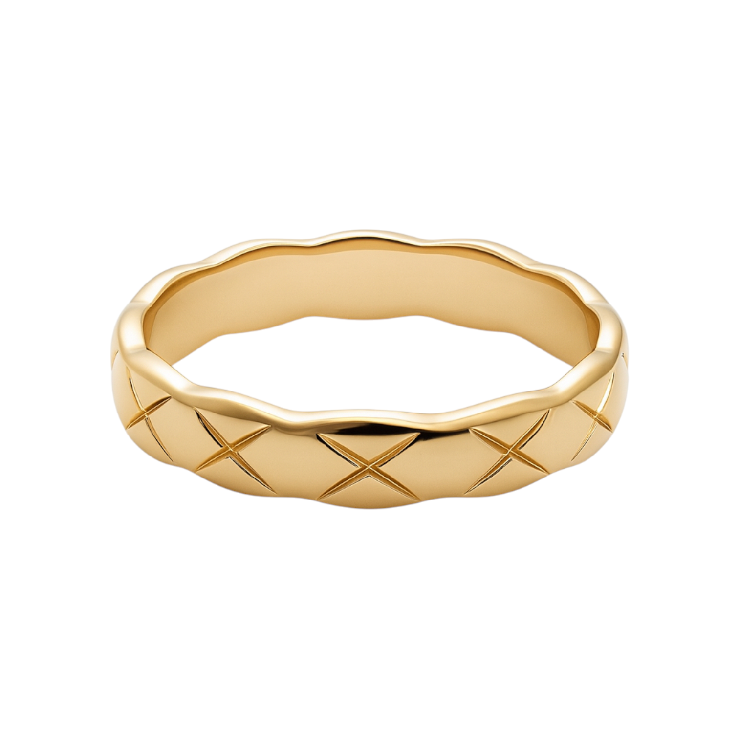 Aiden | Gold Plated Bamboo Ring