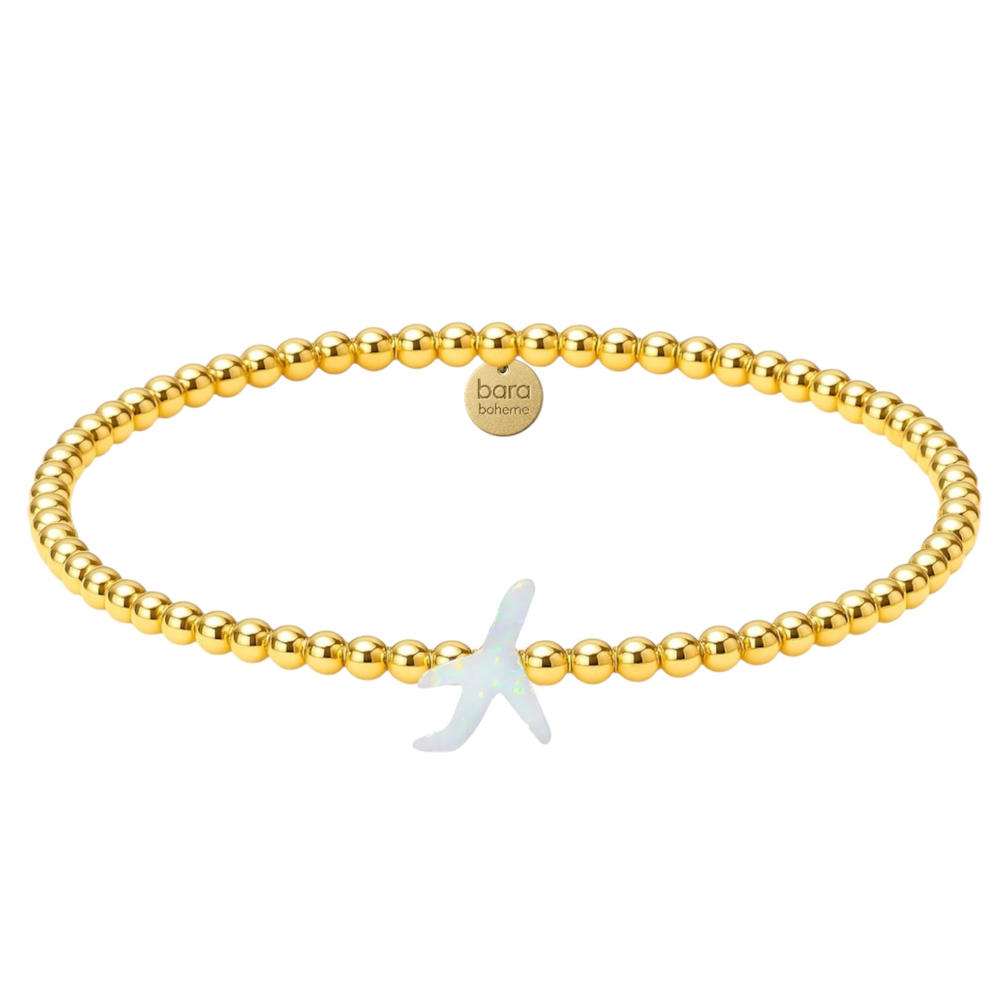 Airplane Beaded Opal Bracelet
