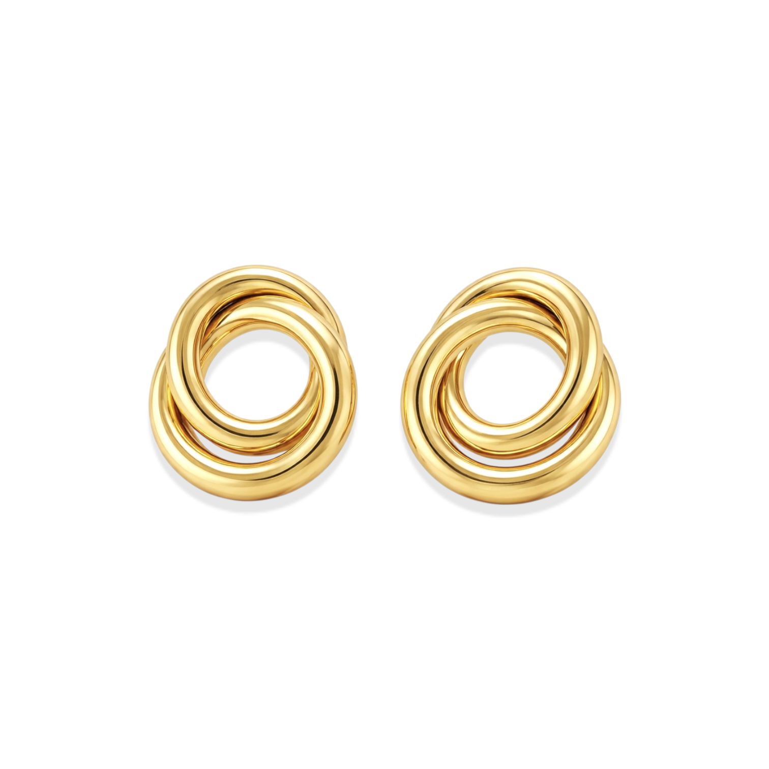 Alana | Gold Knot Earrings