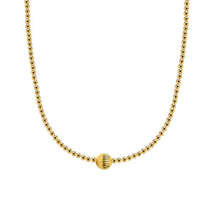 Ally Gold Filled Beaded Necklace