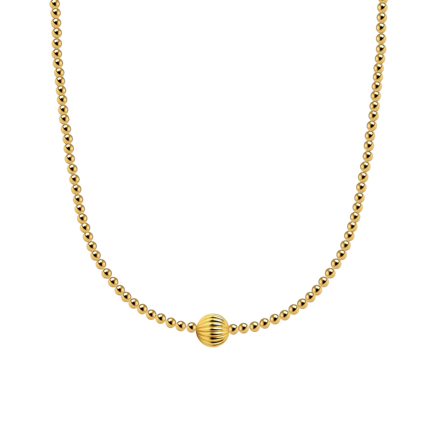 Ally Gold Filled Beaded Necklace