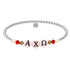 Alpha Chi Omega Beaded Sorority Bracelet