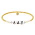 Alpha Delta Pi Beaded Sorority Bracelet