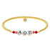 Alpha Omicron Pi Beaded Sorority Bracelet