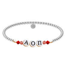 Alpha Omicron Pi Beaded Sorority Bracelet
