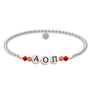 Alpha Omicron Pi Beaded Sorority Bracelet