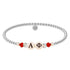 Alpha Phi Beaded Sorority Bracelet