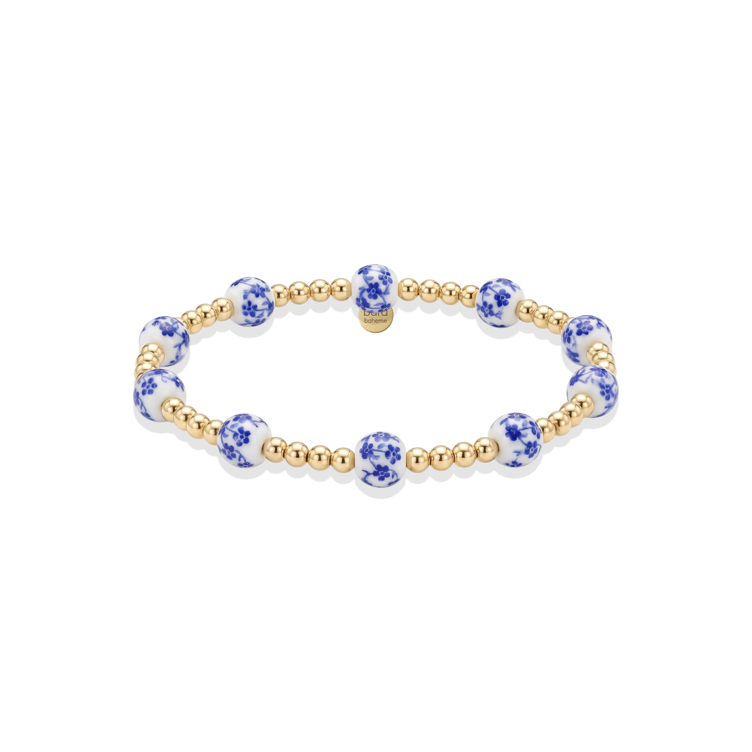 Amalfi Oleander – Porcelain Beaded Bracelet