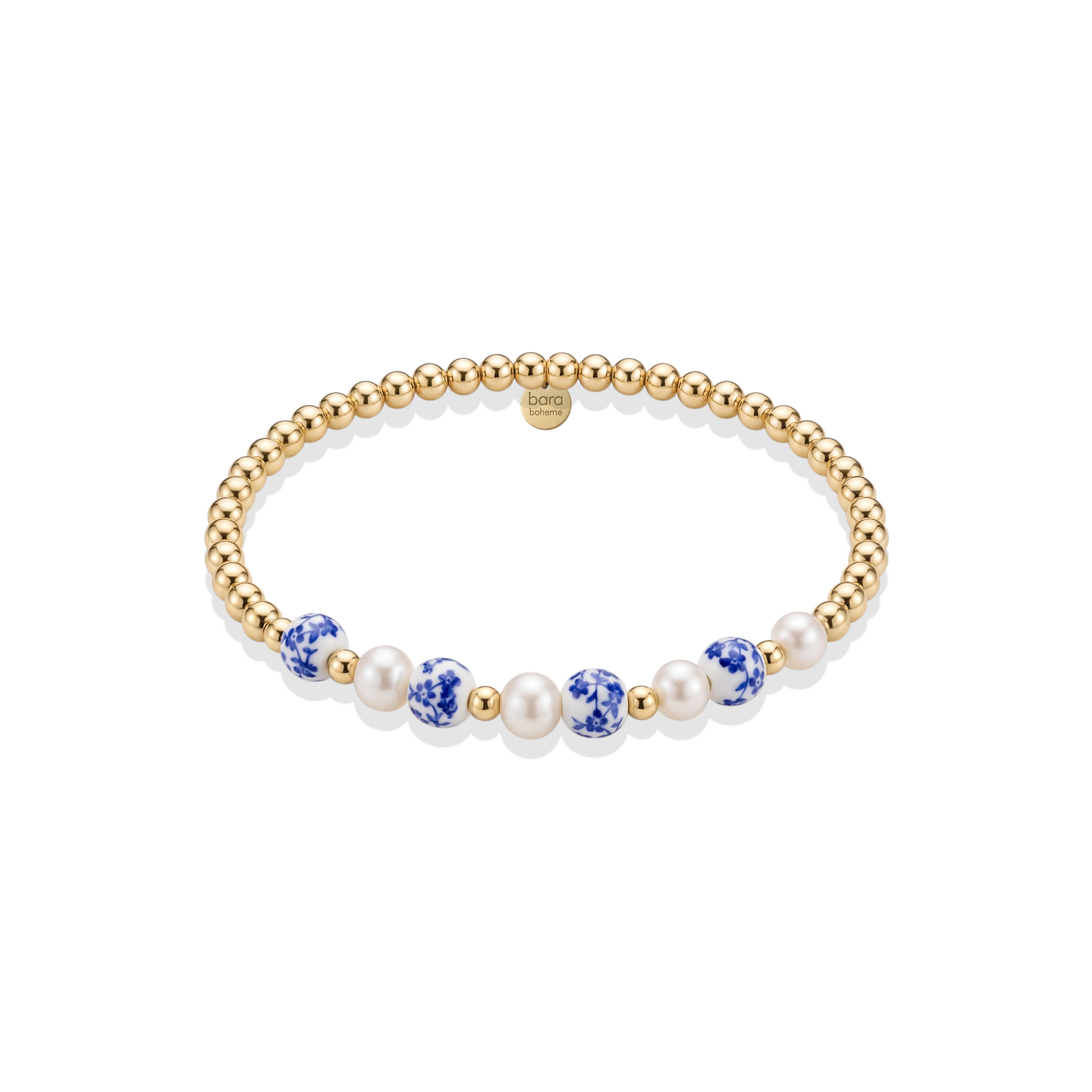 Amalfi Petal – Porcelain Beaded Bracelet