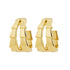 Gold Plated Hoop Huggers