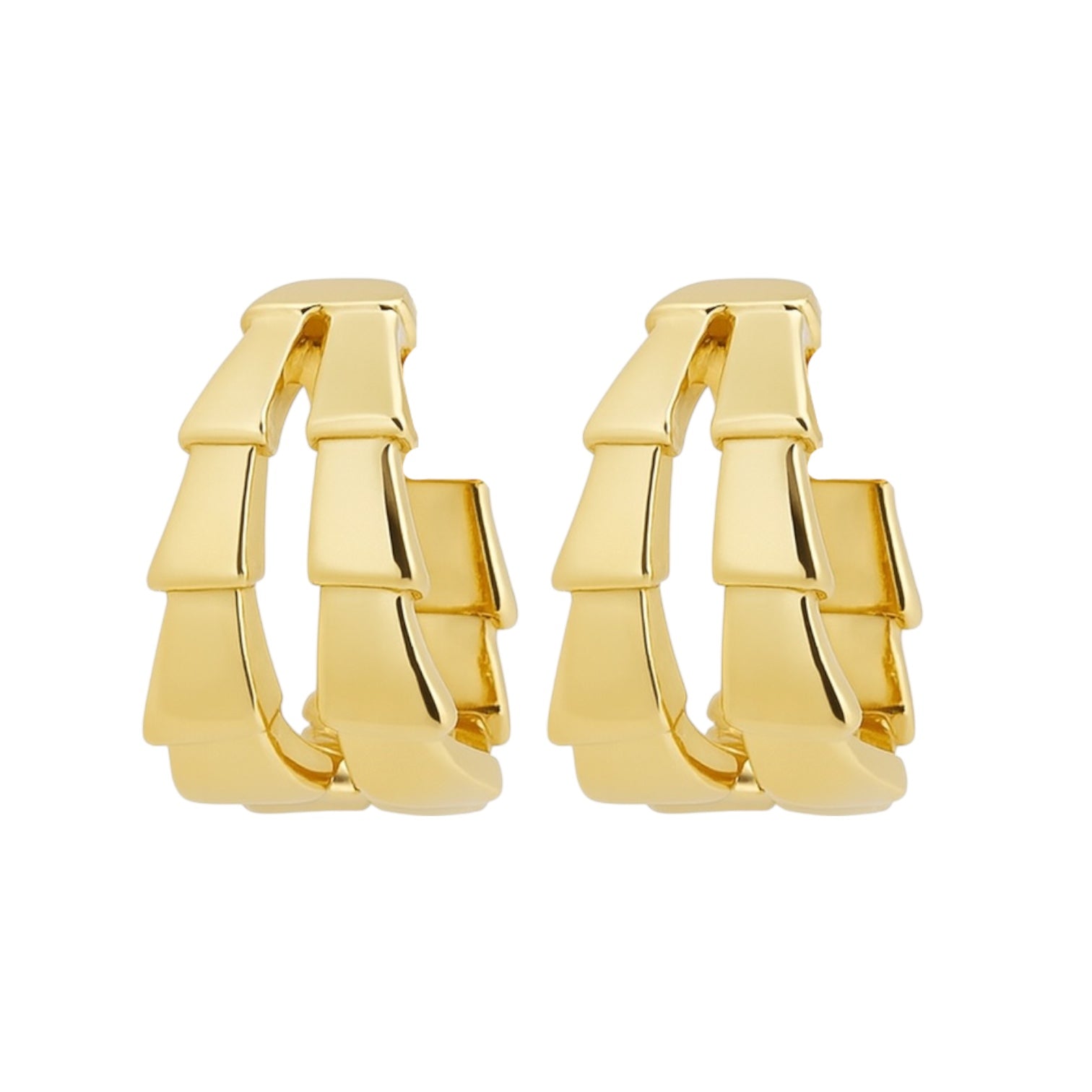 Gold Plated Hoop Huggers