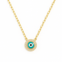 Apollo | Pave Evil Eye Necklace