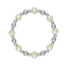 Ashlyn | Beaded Stretchy Ring with Pearls