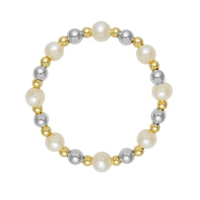 Ashlyn | Beaded Stretchy Ring with Pearls