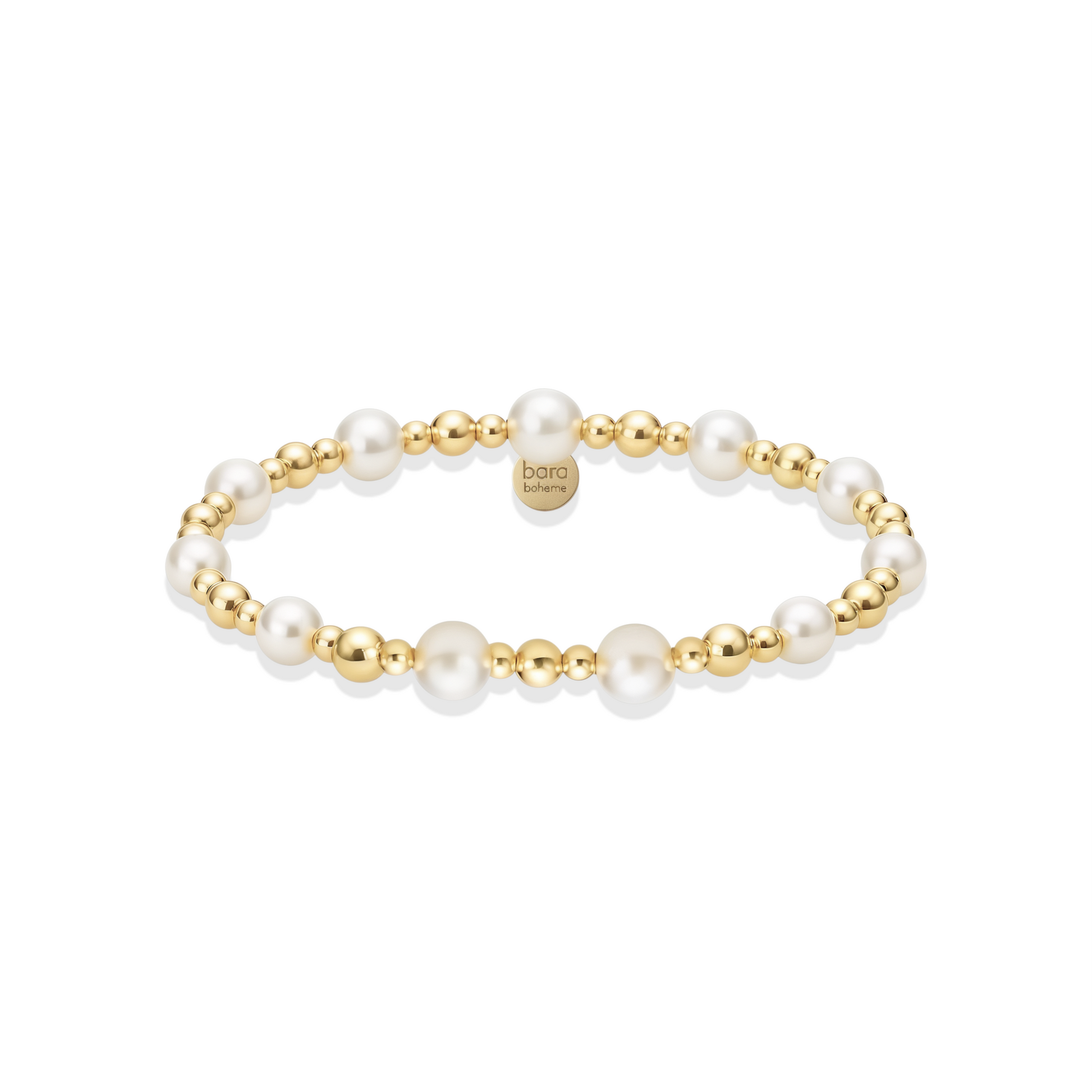 Ashlyn | Gold Filled Beaded Bracelet with Pearls