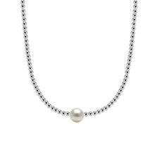 Audrey Gold Filled Beaded Necklace with Pearls