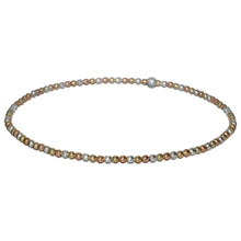 BARA BOHEME 14K Gold Filled 3-Tone Ball Bead Bracelet