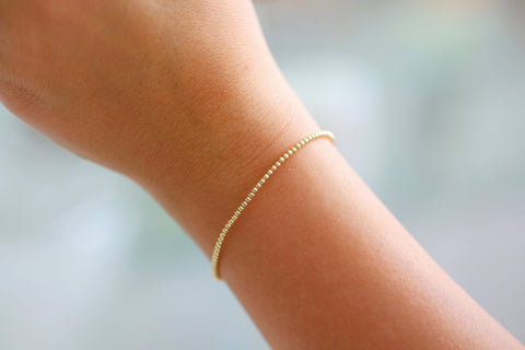 2MM Classic | Stretchy Anti-Tarnish Gold Filled Stackable Bracelet