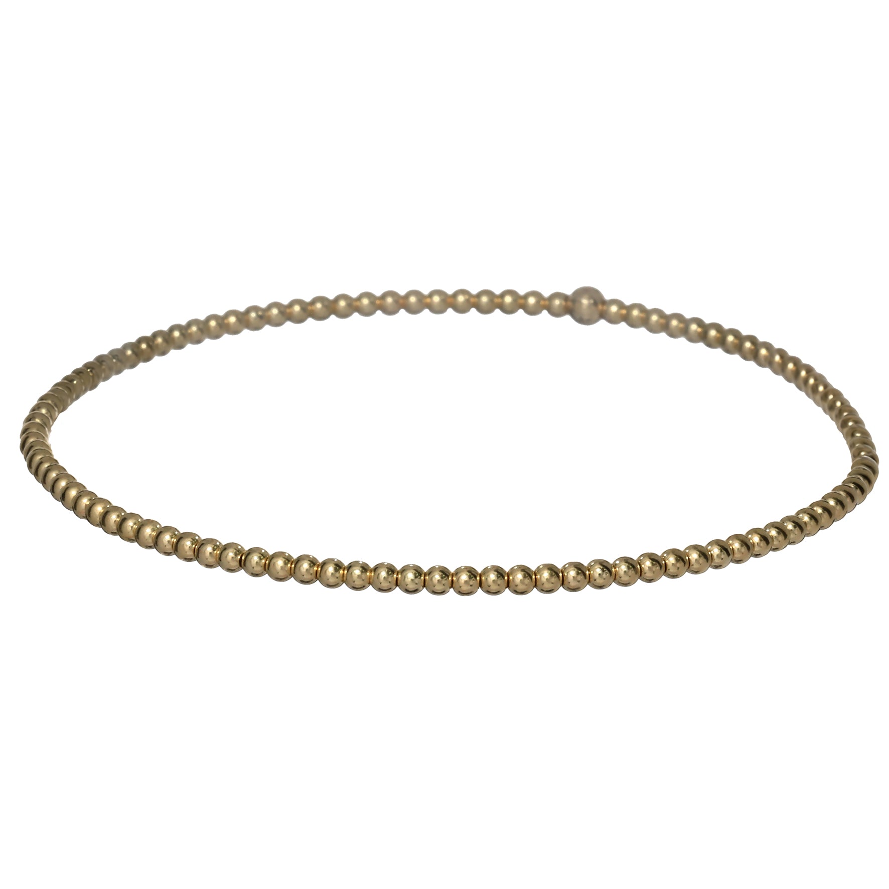 2MM Classic | Stretchy Anti-Tarnish Gold Filled Stackable Bracelet