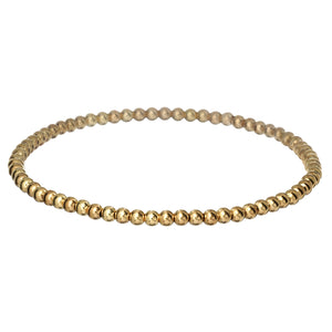 3MM Classic | Stretchy Anti-Tarnish Gold Filled Stackable Bracelet