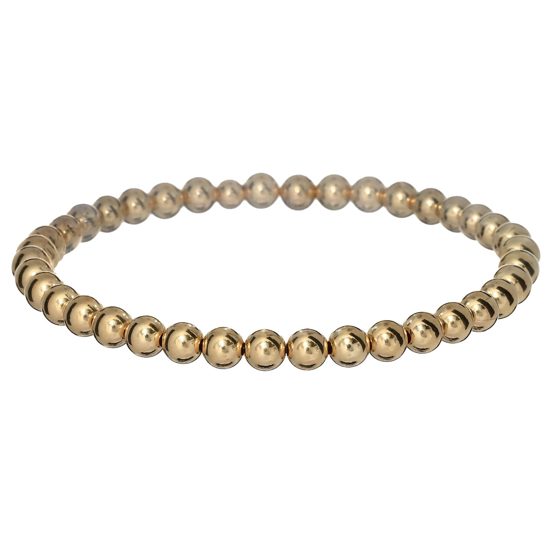 5MM Classic | Stretchy Anti-Tarnish Gold Filled Stackable Bracelet