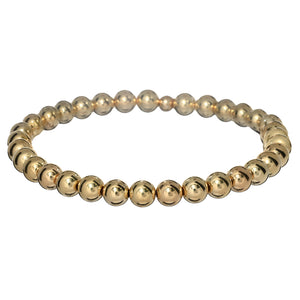 6MM Classic | Stretchy Anti-Tarnish Gold Filled Stackable Bracelet