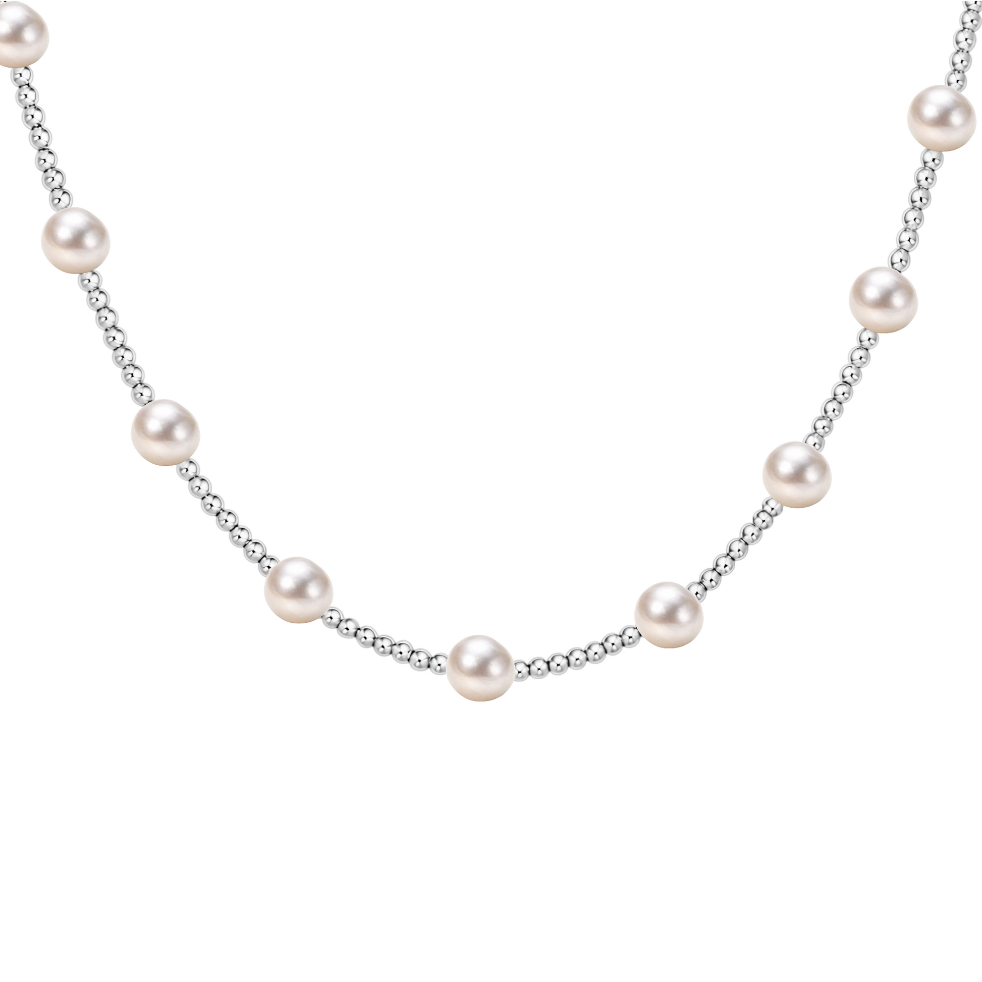 Bara | Gold Filled Beaded Necklace with Pearls