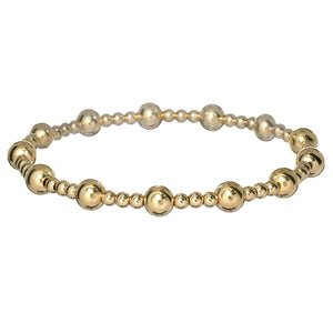 "JASMINE" 14k gold-filled beaded bracelet