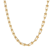 Hardware SM | 18K Gold Plated Small Link Necklace for Men