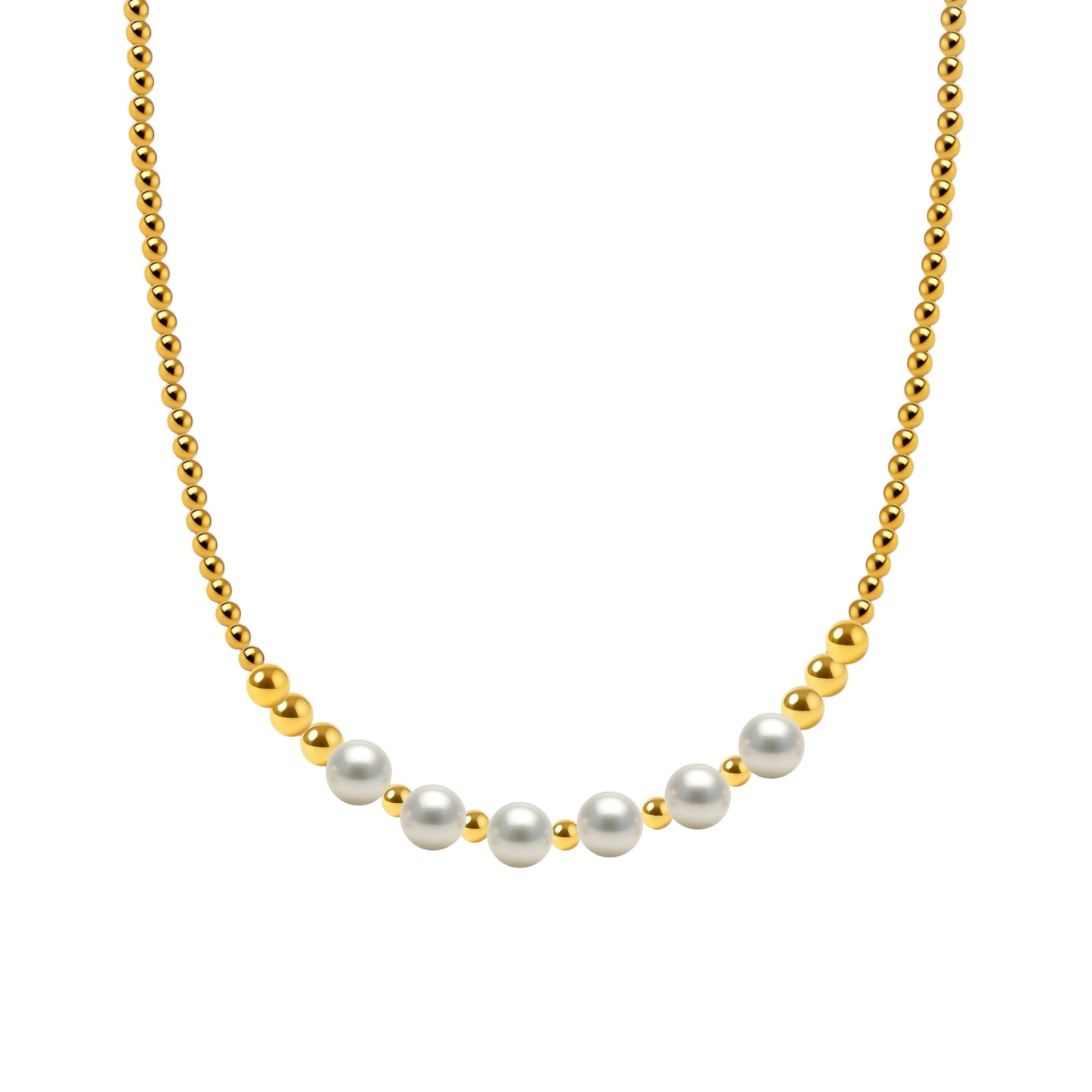 Berkley | Gold Filled Beaded Necklace