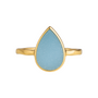 Blue Druzy | Bezel Ring