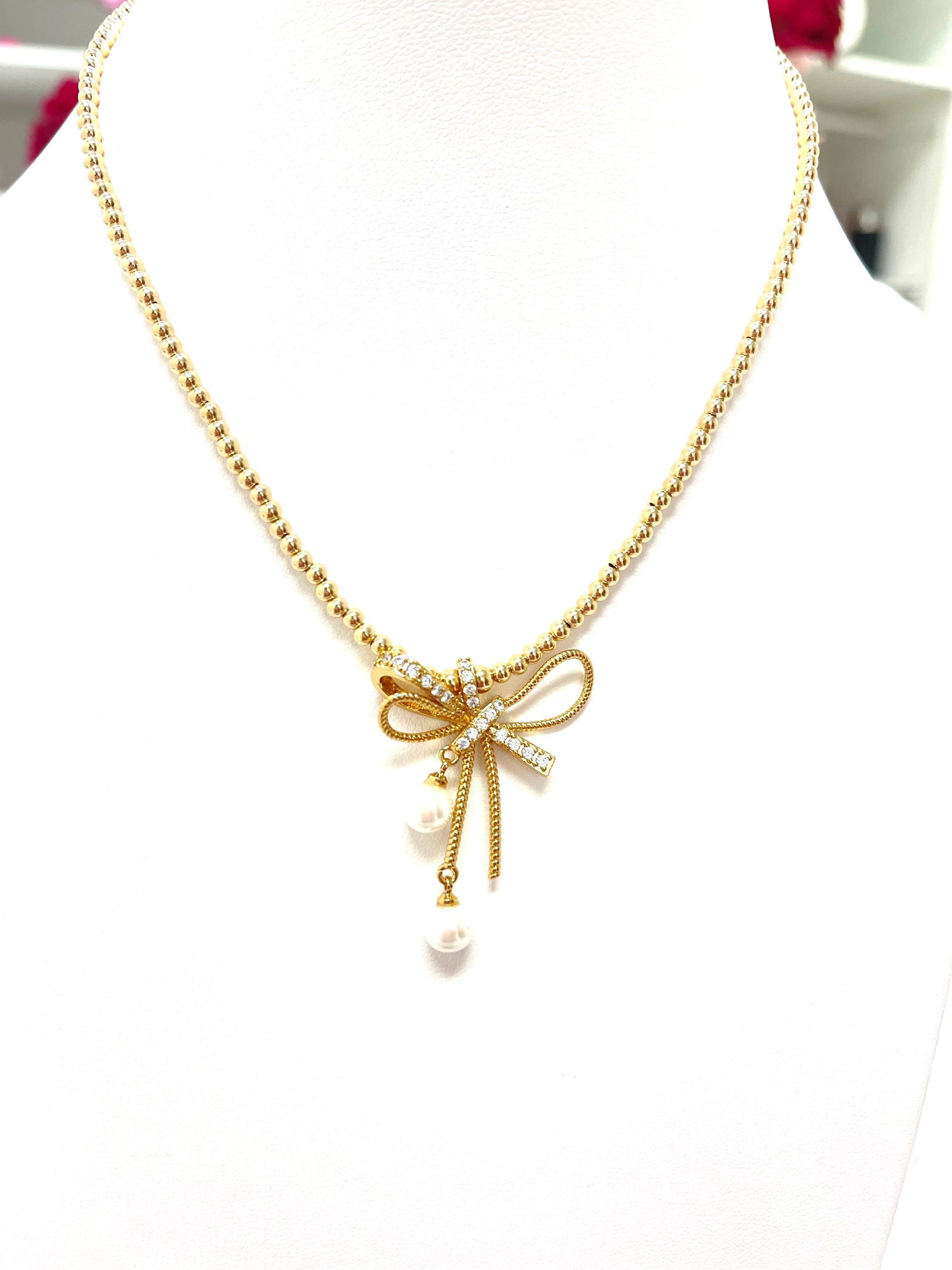 “Divine” Bow Choker