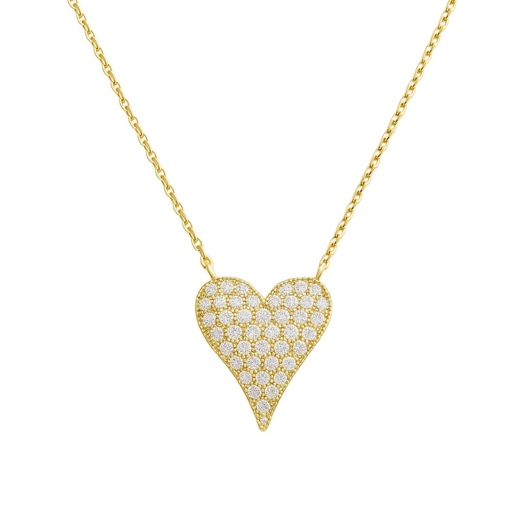 Amor | Heart CZ Necklace