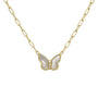 Flutura | MOP Butterfly Necklace