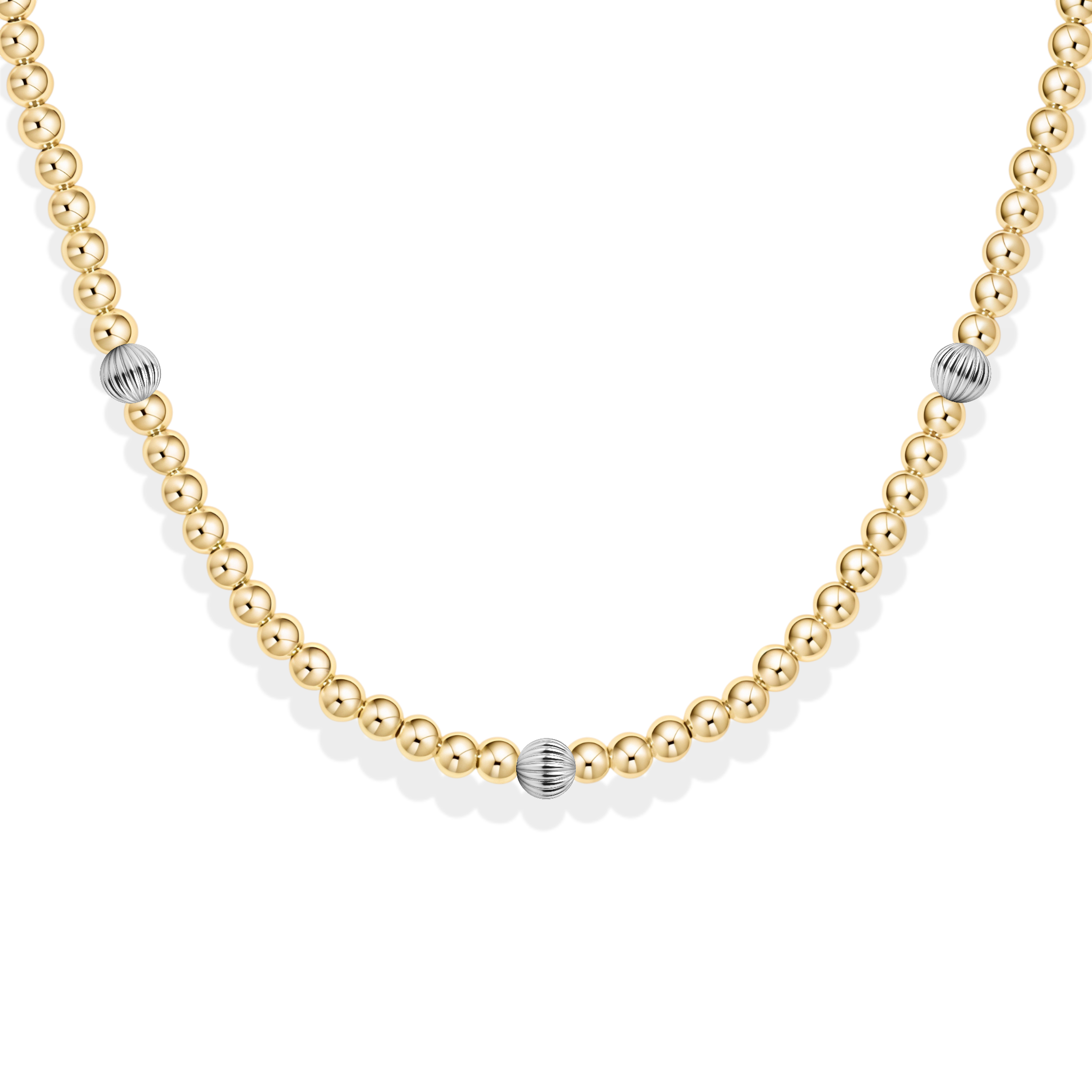Carly | Gold Filled Beaded Necklace