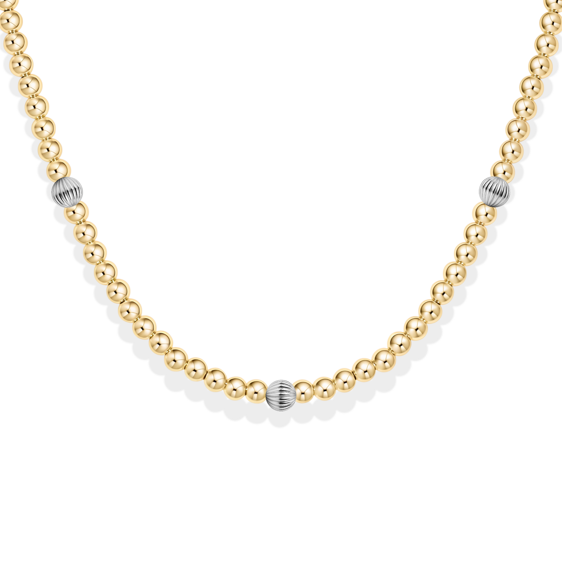 Carly | Gold Filled Beaded Necklace