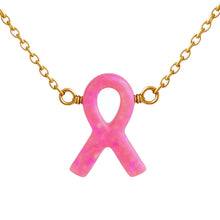 Cancer Awareness | Gold Filled Opal Necklace