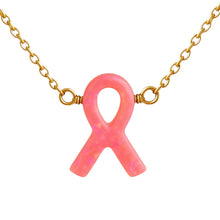 Cancer Awareness | Gold Filled Opal Necklace