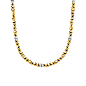 Carly Gold Filled Beaded Necklace
