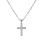 Christina | Large Cross CZ Necklace